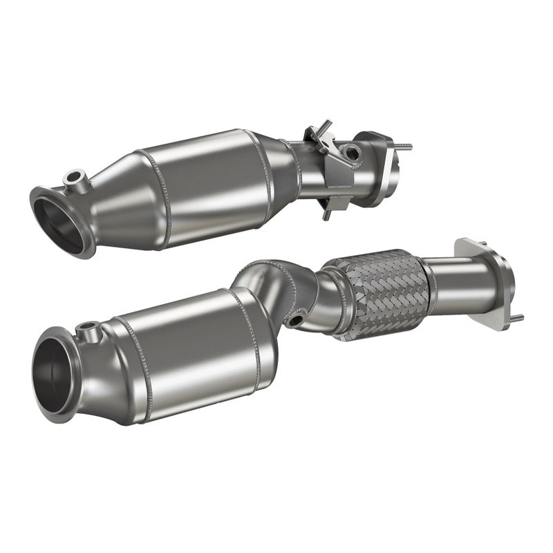 BMW X3 M - HJS DOWNPIPE MIT 200 ZELLENSPORT KATALYSATOR